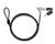 Laptop lock 1.8m with key front