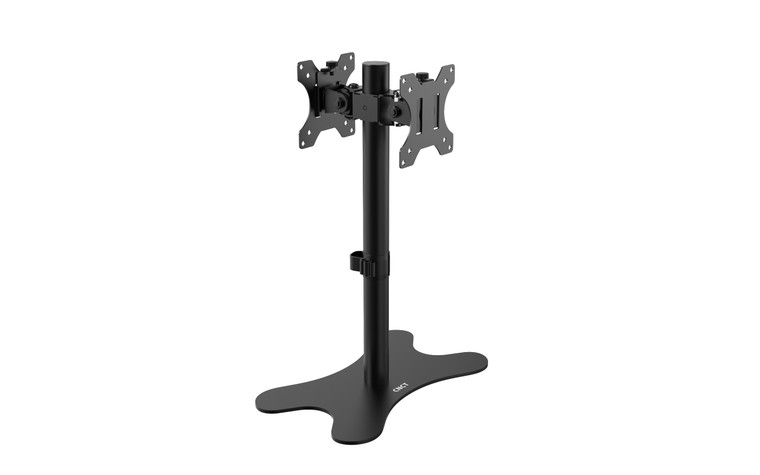 Dual Monitor Desk Mount - Free Standing - 13" to 32" Displays