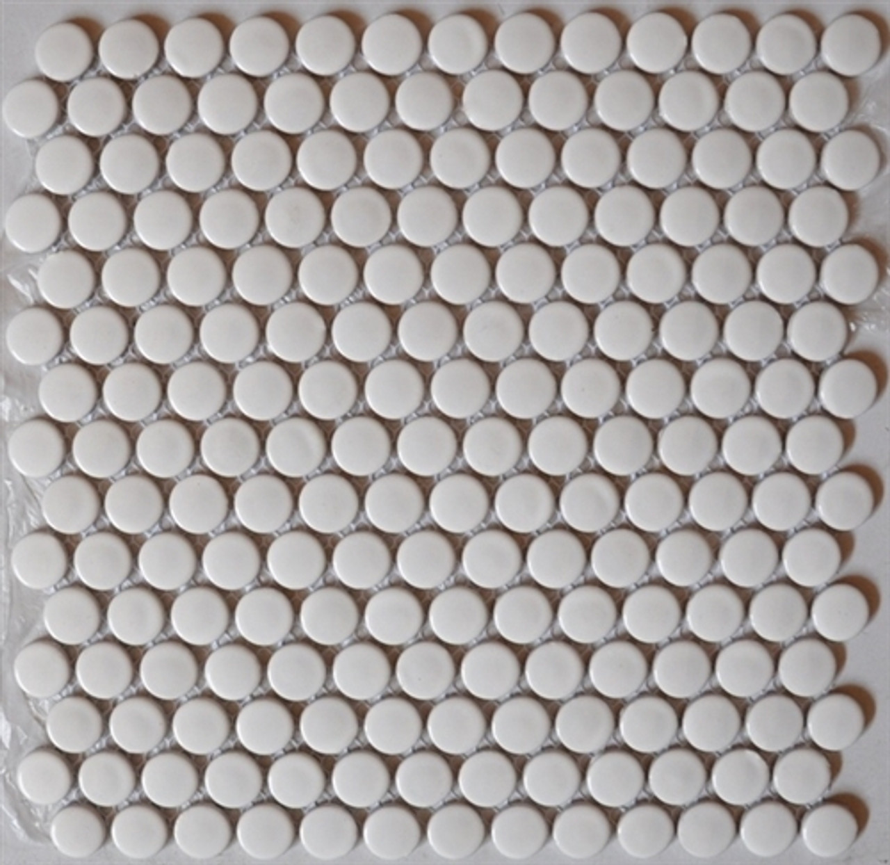 Arvex Penny Round White | Milford Tile Supply in Milford, MA