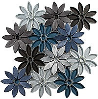 GT Glass Bouquette Hydrangea Thicket BQT-676