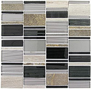 GT Glass Corrugated Ebony Cliff CSS-126