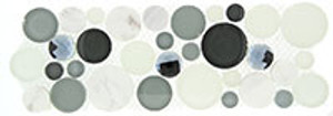 GT Glass Symphony Bubble Listello Grey Fizz SLS-1612 GT Glass Symphony Bubble Listello Grey Fizz SLS-1612