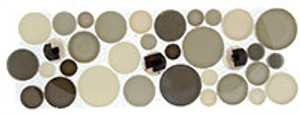 GT Glass Symphony Bubble Listello Platinum Foam SLS-1615 GT Glass Symphony Bubble Listello Platinum Foam SLS-1615