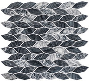 GT Glass Colonial Long Hex Salem Charcoal CLNL-287 GT Glass Colonial Long Hex Salem Charcoal CLNL-287