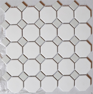 Arvex Octagon 2" White With Grey Dot