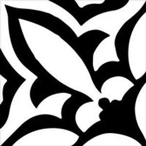 GT Glass Retro Nueve Fleur Noir 9214 GT Glass Retro Nueve Fleur Noir 9214