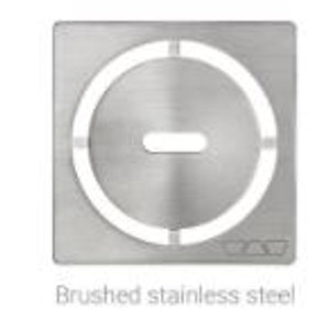 Schluter Kerdi Drain 4" Style Pure Brushed Stainless Steel(EB) KDIF4 GRK EB D8 For 2" Outlet