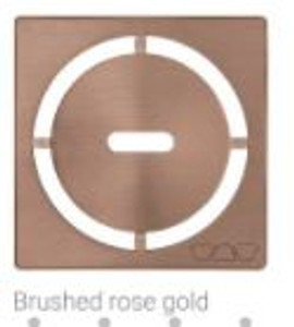 Schluter Kerdi Drain 4" Style Pure Brushed Rose Gold(EBRG) KDIF4 GRK EBRG D8 For 2" Outlet