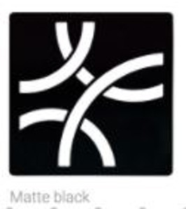 Schluter Kerdi Drain 4" Trendline Curve Matte Black(MGS) KDIF4 GRK MGSD6 For 2" Outlet