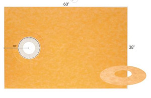 Schluter Kerdi Shower-TS Tray w Off Center Drain