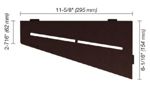 Schluter Shelf-E Quadrilateral Pure Bronze SES3 D7 TSOB