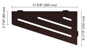 Schluter Shelf-E Quadrilateral Wave Bronze SES3 D10 TSOB