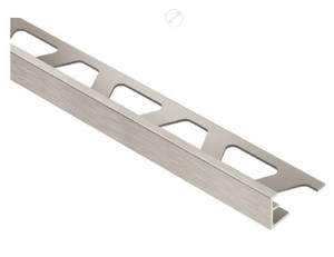 Schluter Jolly 8' Brushed Nickel Profile Schluter Jolly 8' Brushed Nickel Profile