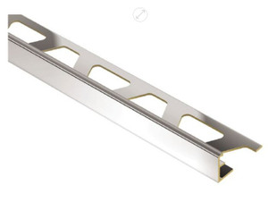 Schluter Jolly 8' Polished Chrome Profile Schluter Jolly 8' Polished Chrome Profile