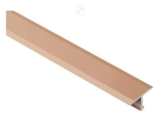 Schluter Reno-T 8' Satin Copper Profile  Schluter Reno-T 8' Satin Copper Profile