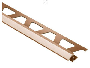 Schluter Reno-TK 8' Brushed Copper Profile Schluter Reno-TK 8' Brushed Copper Profile