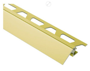 Schluter Reno-V 8' Satin Brass Profile Schluter Reno-V 8' Satin Brass Profile