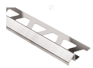 Schluter Reno-U 8' Brushed Stainless Steel Profile Schluter Reno-U 8' Brushed Stainless Steel Profile