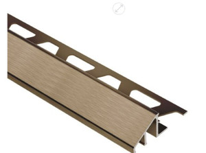 Schluter Reno-U 8' Brushed Antique Bronze Profile Schluter Reno-U 8' Brushed Antique Bronze Profile
