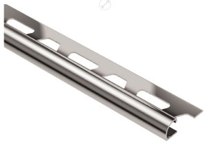 Schluter Rondec 8' Stainless Steel Profile Schluter Rondec 8' Stainless Steel Profile