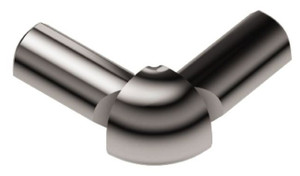 Schluter Rondec Double-Leg 90 Degree Outside Corner Polished Chrome Schluter Rondec Double-Leg 90 Degree Outside Corner Polished Chrome