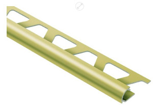 Schluter Rondec 8' Satin Brass Profile Schluter Rondec 8' Satin Brass Profile