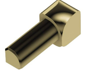 Schluter Rondec 90 Degree Inside Corner Polished Brass Schluter Rondec 90 Degree Inside Corner Polished Brass