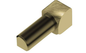 Schluter Rondec 90 Degree Inside Corner Brushed Brass Schluter Rondec 90 Degree Inside Corner Brushed Brass