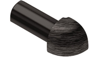 Schluter Rondec 90 Degree Outside Corner Bright Black Schluter Rondec 90 Degree Outside Corner Bright Black