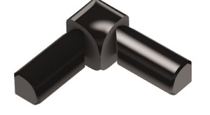 Schluter Rondec Double-Leg 90 Degree Inside Corner Bright Black Schluter Rondec Double-Leg 90 Degree Inside Corner Bright Black