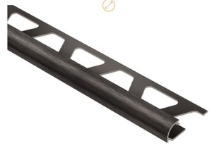 Schluter Rondec 8' Brushed Black Profile Schluter Rondec 8' Brushed Black Profile