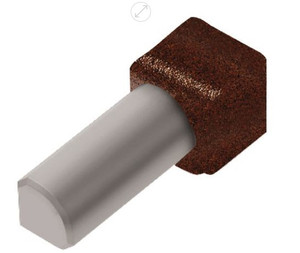 Schluter Rondec 90 Degree Inside Corner Rustic Brown Schluter Rondec 90 Degree Inside Corner Rustic Brown