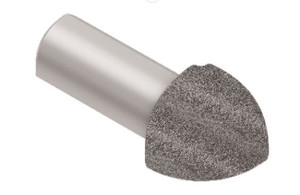 Schluter Rondec 90 Degree Outside Corner Pewter Schluter Rondec 90 Degree Outside Corner Pewter
