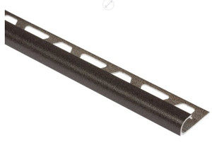 Schluter Rondec 8' Dark Anthracite Profile Schluter Rondec 8' Dark Anthracite Profile