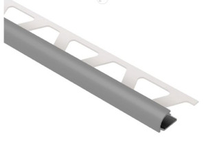 Schluter Rondec 8' Metallic Grey Profile Schluter Rondec 8' Metallic Grey Profile