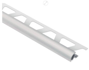 Schluter Rondec 8' PVC Light Grey Profile  Schluter Rondec 8' PVC Light Grey Profile