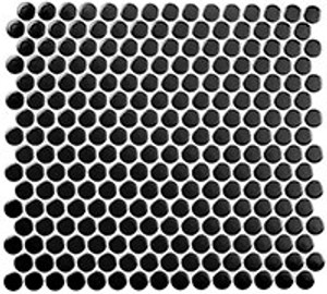 GT Glass Freedom Avenue Penny Round Matte  Pitch Raven FDM-1806 GT Glass Freedom Avenue Penny Round Matte  Pitch Raven FDM-1806