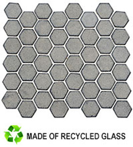 GT Glass Greenwich Hexagon  Downtown Fervor GR-886 GT Glass Greenwich Hexagon  Downtown Fervor GR-886