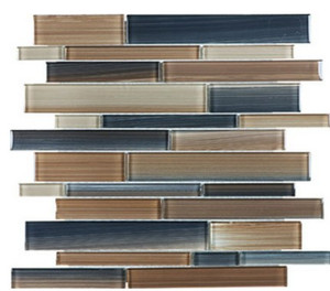 Anatolia Bliss Fusion Glass Random Strip Erosion