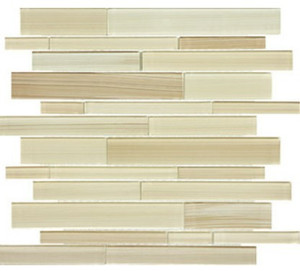 Anatolia Bliss Fusion Glass Random Strip Sand Anatolia Bliss Fusion Glass Random Strip Sand