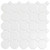 Roca CC Mosaics Octagonal Snow White 12 x 12 Matte Mosaic 