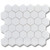 Roca CC Mosaics Hexagon 2" Matte White 12 x 12 Mosaic 