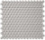 Roca CC Mosaics Penny Round Bright Gray 12 x 12 Mosaic 