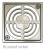 Schluter Kerdi Drain 4" Contour Brushed Nickel(ATGB) KD4 GRK ATGB For 2" Outlet