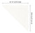 Schluter Shelf-E Triangular Square Matte White SES1 D3 MBW