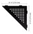 Schluter Shelf-E Triangular Square Matte Black SES1 D3 MGS