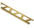 Schluter Schiene 8' Solid Brass Profile Schluter Schiene 8' Solid Brass Profile