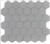 Roca CC Mosaics Hexagon 2" Gray Matte 12 x 12 Mosaic 