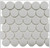 Roca CC Mosaics Plus 2" Dots Bright White 12 x 12 Mosaic 