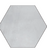 GeoTiles Stark Hex Argent